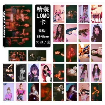 30stk/set Kpop Red Velvet photocard BAD BOY Album plakat-kort i høj kvalitet og HD-billede Kpop Red Velvet redvelvet lomo-kort