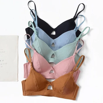 Trådløse Bralette Top Sexet Undertøj af Bomuld Bh ' er Til Kvinder Underwear Push-Up-Trekant-Bh Uden Bøjle Kvindelige Brystholder