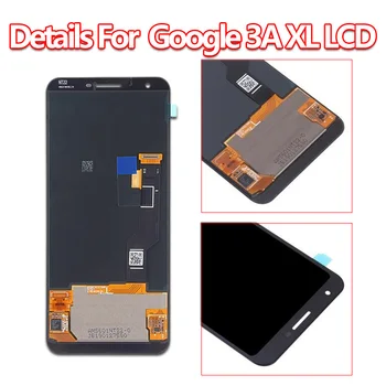 For Google Pixel 3A LCD-G020A G020E G020B Display +Touch Screen Digitizer Til Google Pixel 3A XL LCD-G020C G020G G020F Skærm