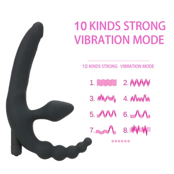 Dildo Vibrator Anal Vibrator-Plug Anal Perler Prostata Massager Anus-Stimulation Strapon Voksen Produkter, sexlegetøj til Mænd, Kvinder