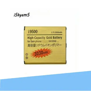 10stk /masse 3030mAh B600BC Guld Batteri Til Samsung Galaxy S 4 SIV I9500 I9502 I9505 I9508 I9507V R970 S4 Aktive I9295