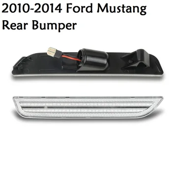 2stk Rød LED Bageste Kofanger sidemarkeringslys Fender indikatorlampe For Ford Mustang 2010 2011 2012 2013