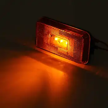 2stk Lastbil lys 24V LED Side Markør Signal Lampe Lampe Advarsel Indikator for SCANIA-5 6-Serien S-og R-Cabs G T-Serien