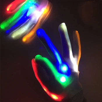 Legetøj Til Børn Hot Nyeste Ankomst Lys-Legetøj Op Blinkende LED Magisk Handske Glow In The Dark Legetøj Lys Op Finger Tip Belysning
