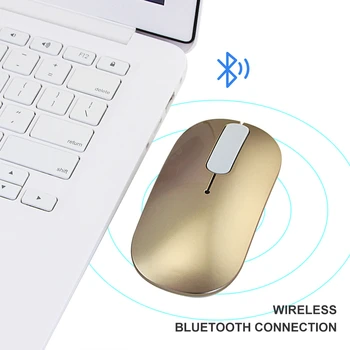 CHYI Genopladelige Trådløse Optiske Mus Bluetooth 4.0 Touch Roller Ultra Tynd Computer Mus Lydløs PC-Mus Til Apple Laptop
