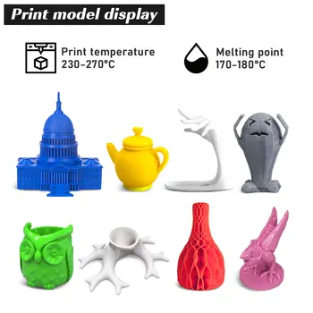 Enotepad ABS Filament 1kg 1.75 mm Ingen Boble 3D-Filament Udforske de Kreative For Børn Og Audlt For Printeren Og 3D-Pen