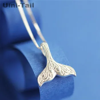 Uini-Hale hot nye 925 sterling sølv, med søde havfrue fiskehale halskæde engros kvinders koreanske mode bølge af høj kvalitet smykker