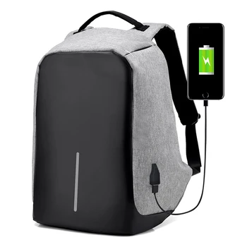Reflekterende vandtæt rejser vandring multifunktion anti tyveri rygsæk USB oplader rygsække laptop taske