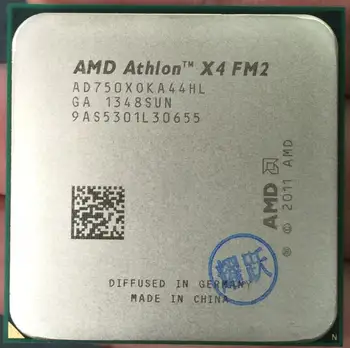PC computer med AMD Athlon X4 750 X750 750 X FM2 Quad-Core CPU fungerer korrekt Desktop Processor