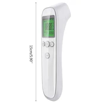 Voksne Baby Infrarød Panden IR Termometer Ikke-kontakt Temperatur Meter Pistol ℃/℉ LCD-Baggrundsbelysning, Høj Kvalitet og Helt Nye