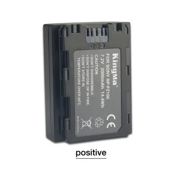 KingMa np-fz100 batteri NP-FZ100 2000 mAh batteri til SONY ILCE-9 A7m3 a7r3 A9 7RM3 micro enkelt kamera