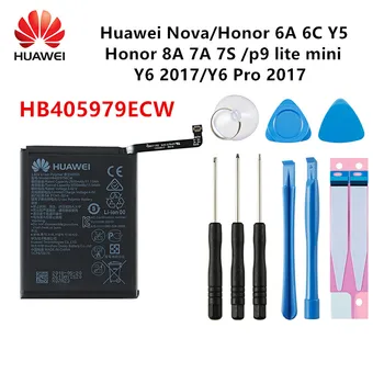 Hua Wei Orginal HB405979ECW 3020mAh Batteri Til Huawei Nova Nyde 6S Ære 6A 6C Y5 2017 p9 lite mini +Værktøjer