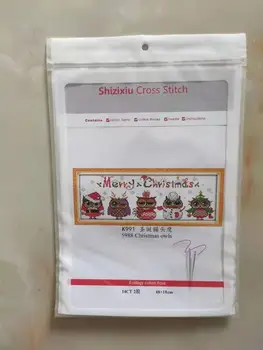 Shizixiu Jul ugler diy kunsthåndværk maleri tælles print på lærred DMC 11CT 14 CT kit Cross Stitch broderi håndarbejde Sæt