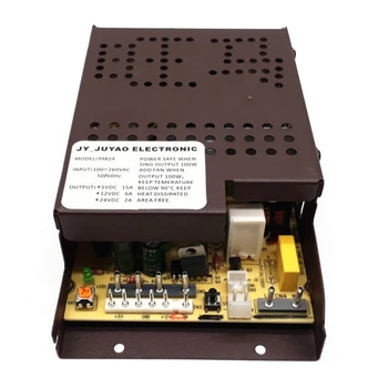 JY-99824 Input AC100V-260V, Output +5V15A, +12V6A, +24V2A Strømforsyning, AC-Adapter, Tænd / sluk
