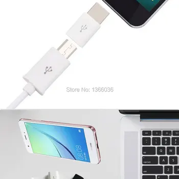 2000pcs Micro USB Til USB-C Adapter Mobiltelefon Adapter Type-c Interface Data Linje Opladning Converter For Samsung Xiaomi Huawei