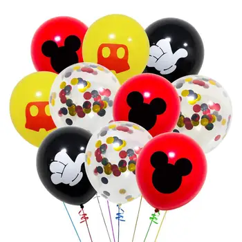Disney Tegnefilm Mickey Mouse Ballon Barn Fødselsdag Part Dekorationer Kids Legetøj Disponibel Festartikler