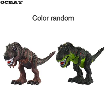 Elektriske Gå Dinosaur Med Lys, Lyd Børn Toy Jurassic Park Virkelige Bevægelse T-Rex Figur Toy Klassiske Model Legetøj Xmas Gave