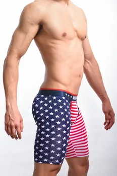 Ny Mode USA Flag Trykt Shorts Mænd Sexet Nyhed Tynde Leggings Bunde/Gay Sjove Lounge Bukser, Badetøj FX1018