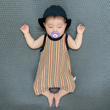 Nye baby Rompers Piger Drenge Sommer Tøj Strip buksedragt spædbarn Bebe onesie Børne Tøj