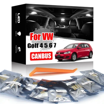 Canbus Hvid Bil LED-Pærer Interior Package Kit Til Volkswagen VW Golf 4 5 6 7 MK4 MK5 MK6 MK7 GTI GT LED Indvendigt Lys
