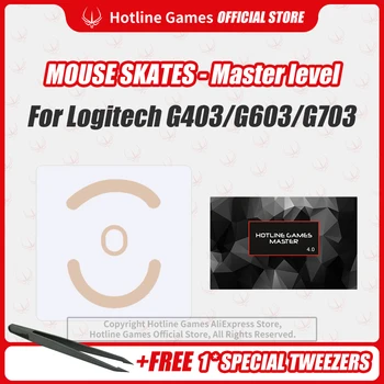 Hotline Games 4.0 Master Niveau Mus Skøjter Mus Fødder Pad Udskiftning Fødder til Logitech G603 Musen på 0,23 mm/0,6 mm Tykkelse