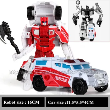 Haizhixing 5 i 1 Transformation Robot bil, Action Figurer, Devastator Militære tank fly, Motorcykel, Fly model kids boy toy