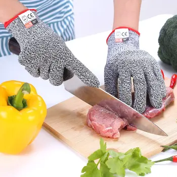 Skær Modstandsdygtige Handsker, Køkken, Udendørs Værftet Arbejde Højt Performance Niveau 5 Beskyttelse fødevaregodkendt Certificeret Køkken og arbejdssikkerhed