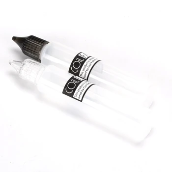 5pcs/masse Spole Fader 30 ml Eliquid Flaske Pen Form af E-væske Juice-Port Hvid og Sort Cap Flaske E-juice