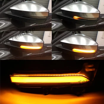 For Skoda Octavia Mk3 A7 5E 2013 -2019 LED-Fløjen, bakspejl Indikator Blinker Repeater Dynamisk blinklys Lampe