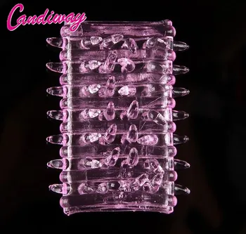 10stk lille stiplede Forsinkelse Lås Penis Ærme Gspot Orgasme sexlegetøj til mænd Crystal Cock Ring dække reducerer for tidlig sædafgang