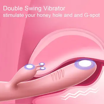 Kraftig Dildo Vibrator G Spot-Rabbit Vibrator Klitoris Stimulator Vaginal Fisse Massageapparat Sex Legetøj til Kvinder, Kvindelige Onani