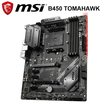 MSI B450 TOMAHAWK Bundkort AMD B450 DDR4 AM4 Oprindelige Desktop MSI B450 Bundkort Socket AM4 DDR4 AMD B450 PCI-E 3.0, der Anvendes