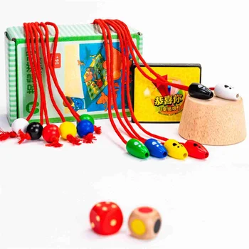Træ-Mus At Fange Spil Kreative Børn Interaktivt Legetøj Af Træ Kat Fange Mus Desktop-Spil Til Børn, Legetøj Gaver
