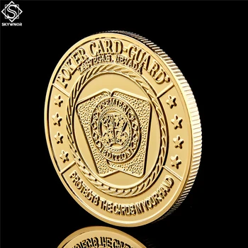 5PCS Poker Chip Casino Guld Mønt POT Begået Metal Udfordring Heldig Personlig Souvenir-Polet Samling