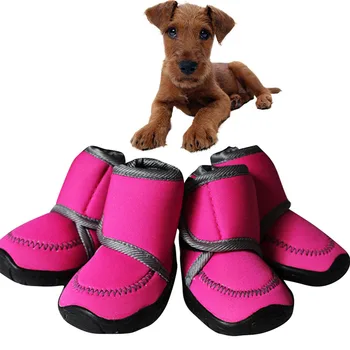 Candy Farve Vandtæt Pet Supplies Hund Sko Anti-Slip Bomuld Støvler PETASIA XS-XL Til ChiHuaHua Pet Produkt