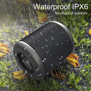 XDOBO Mini Bærbare Trådløse Bluetooth-TWS Højttaler Vandtæt IPX6 med Voice Assistant 45m Forbindelse Afstand 12-TIMERS Spilletid