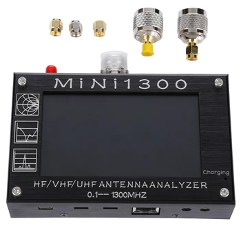 Nye Mini1300 på 0,1-1300MHz HF, VHF, UHF Antenne Analyzer Vector Network Analyzer SWR Meter Sweep Frekvens RF Radio Multimeter
