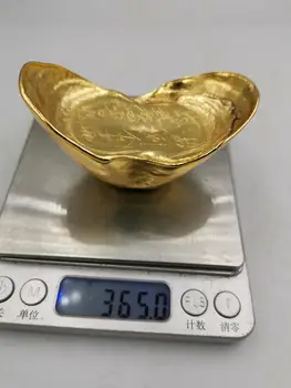 Udsøgt messing imiteret guld barre ornament
