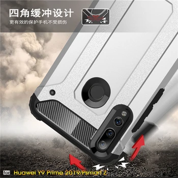 Sagen For Huawei Honor 9X Tilfælde, STK-LX1 TPU+PC Stødsikkert Hybrid Rustning Fuld Dækning Til Ære 9X Telefonen Tilfælde Ære 9X Premium