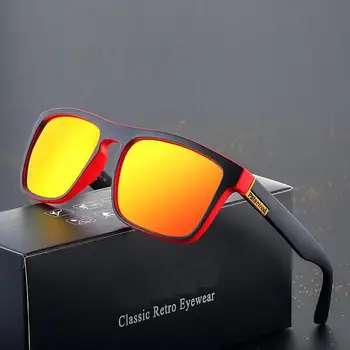 2020 Nye Mode Fyr Polariserede Solbriller Mænd brand designer Vintage Klassisk Spejl Fashion Square Damer Sol briller Mænd