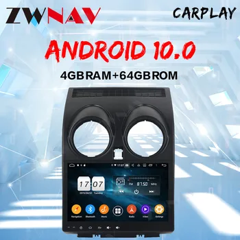 ZWNAV Android 10 For Nissan Qashqai 2006-2013 J10 Bil Radio Mms Video-Afspiller, GPS Navigation 4G+64G DSP