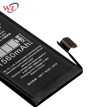 WL Lithium-Polymer-Telefon Høj Kvalitet 3.8 V 1560mAh Genopladeligt Batteri Til Telefonen Batería iPhone 5S 5C Batterier iPhone5S