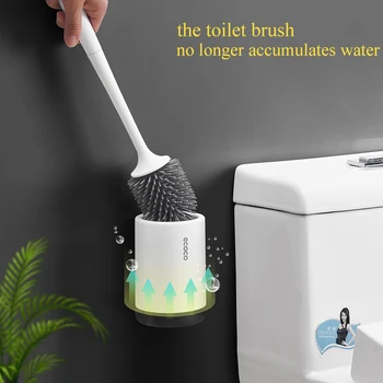 TPR Toilet Børste og Holder Hurtig Rensning af Afløb Børste Værktøjer til Toilet Husstand WC Badeværelse Tilbehør Sæt