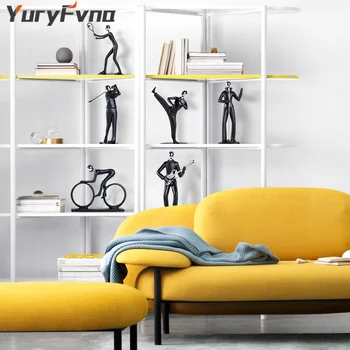 YuryFvna Moderne minimalistisk harpiks afspiller dekorative ornamenter boligtilbehør stue undersøgelse pynt pynt håndværk