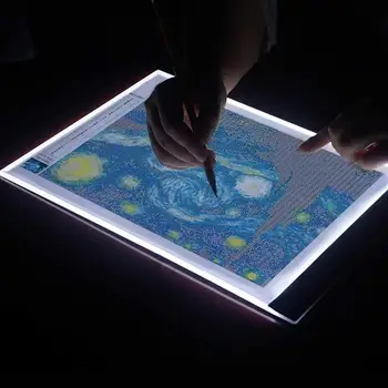 A3/A4/A5 LED Lys Pad Diamant Maleri Af Dæmpbar Ultra Tynd Tablet-Pad Daimond Broderet Korssting Håndarbejde Mosaik