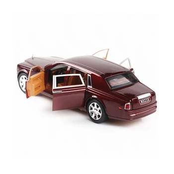 Bil toy model 1/24 Royce trække sig tilbage diecasts legering legetøj biler samling med lys, lyd 6 dørs Bil Model børnenes ferie gave