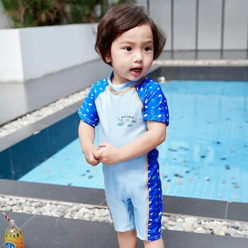 Dreng Børn Bathwear Sommer Swimming Badning Børn Badetøj Til Dreng Børn Badetøj Til Boy Cartoon Romper Børn Swimable Badetøj