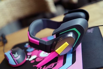 Nye Razer D. va MEKA analog gaming hovedtelefoner 3,5 MM kabel To dimensioner, Tegneserie spil headset til pige