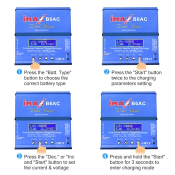 HTRC iMAX B6 AC RC Oplader 80W B6AC 6A Dual Channel Balance Oplader Digital LCD-Skærm Li-ion Genopladelige Nicd-Lipo Batteri Dischargeren