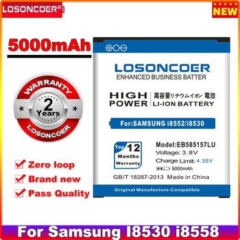 5000mAh EB585157LU Batteri Til Samsung Galaxy Win-i8530 Batteri i8558 i8550 i869 i8552 EB585157VK EB-L1D7IBA T989 S2 LTE I9210